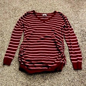 Motherhood Maternity Striped Sweater M